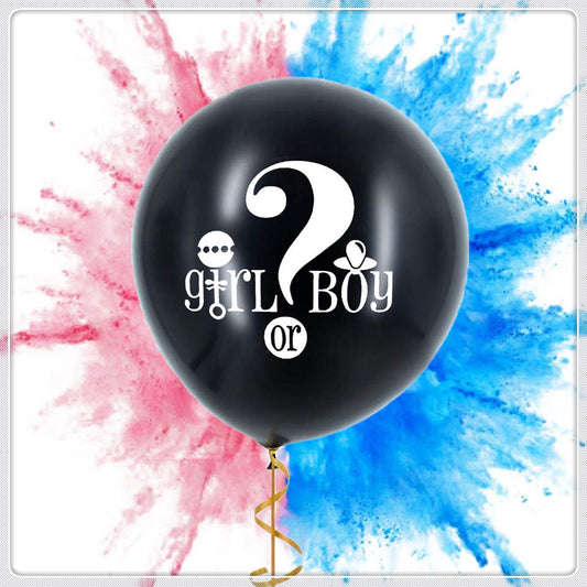 Gender Reveal 36inch Latex Balloon