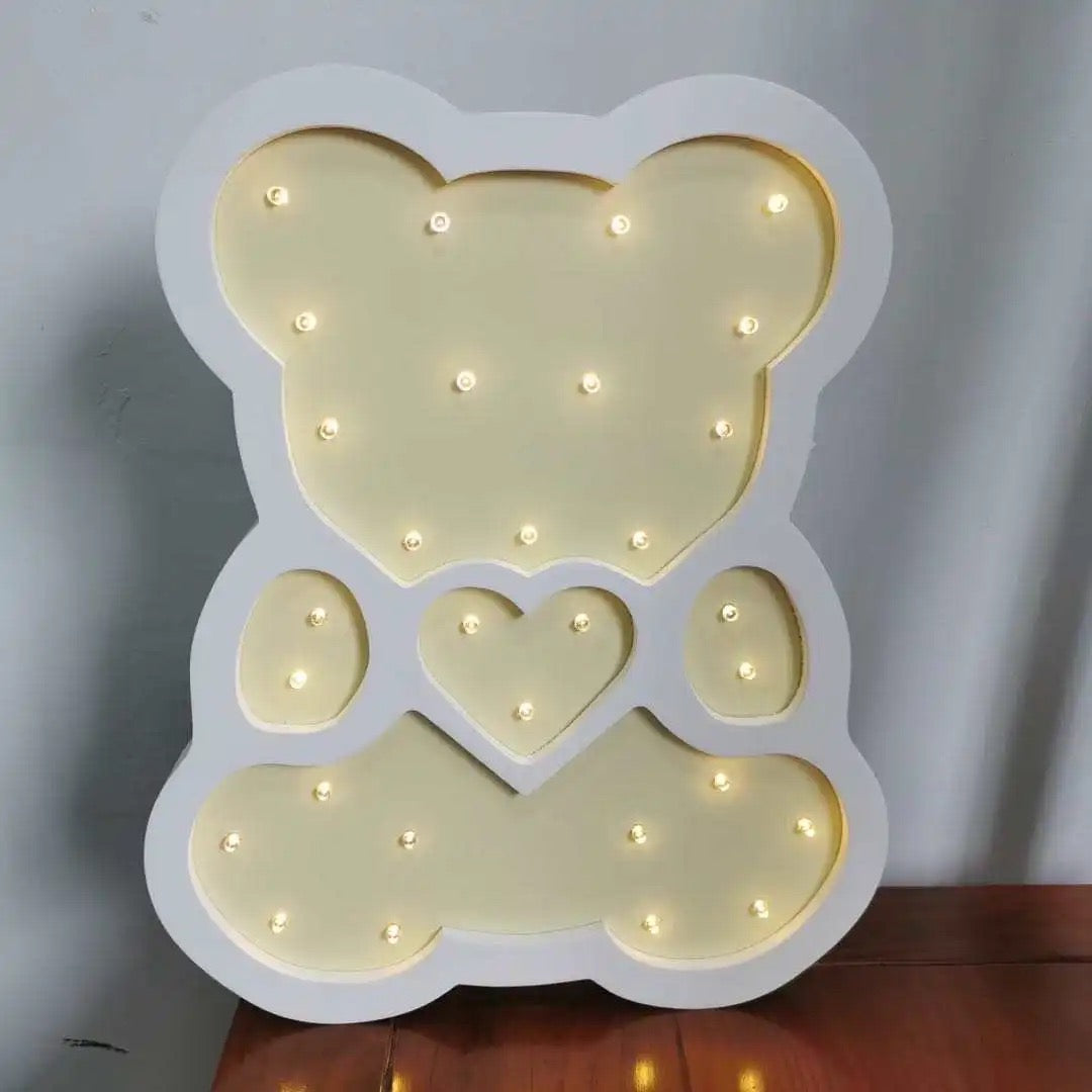 Bear Night Light Nursery Room Decor