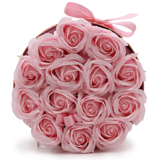 Stunning Rose Bouquet Soap - Large Round Shape Pink
