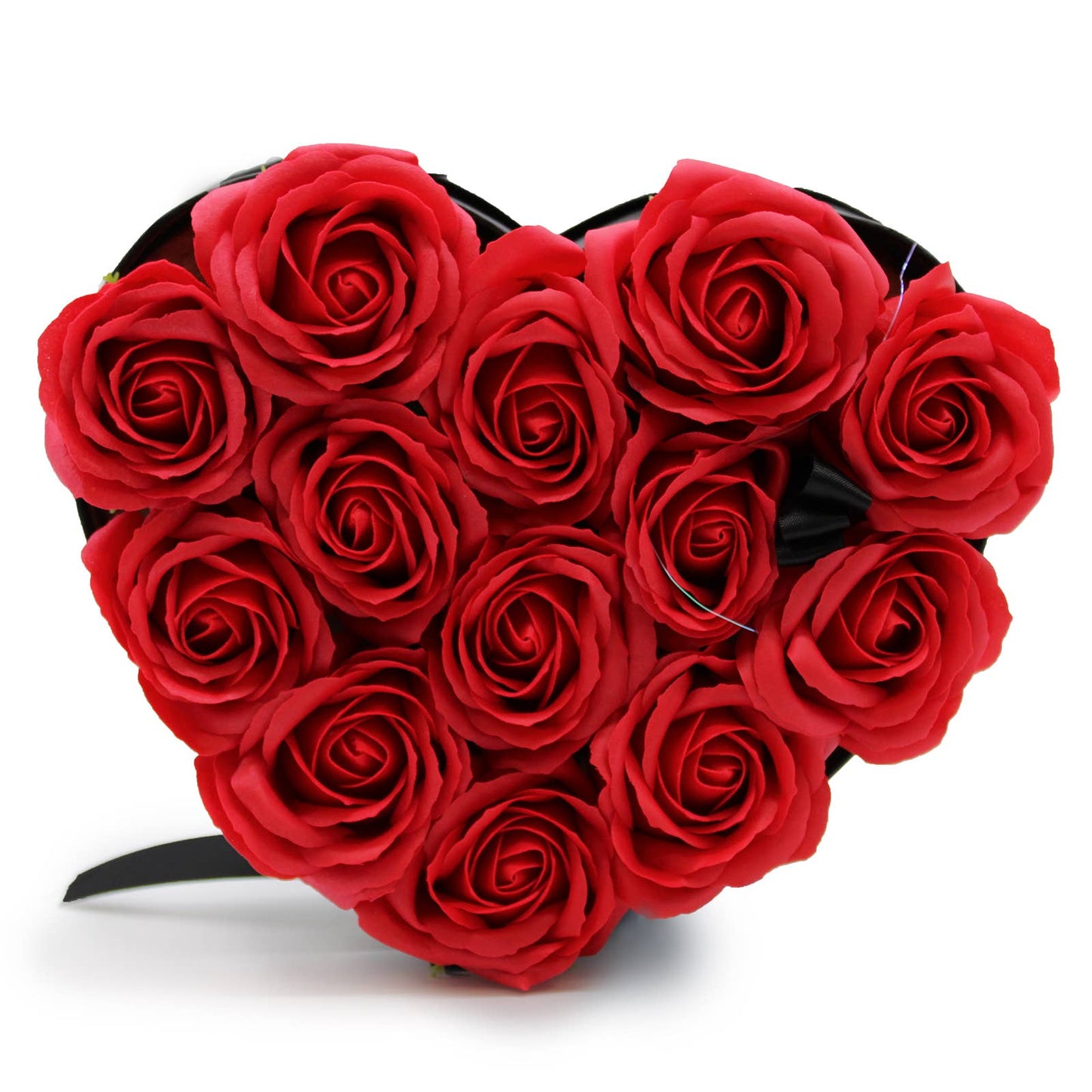 Stunning Rose Bouquet Soap - Large Heart Shape Red